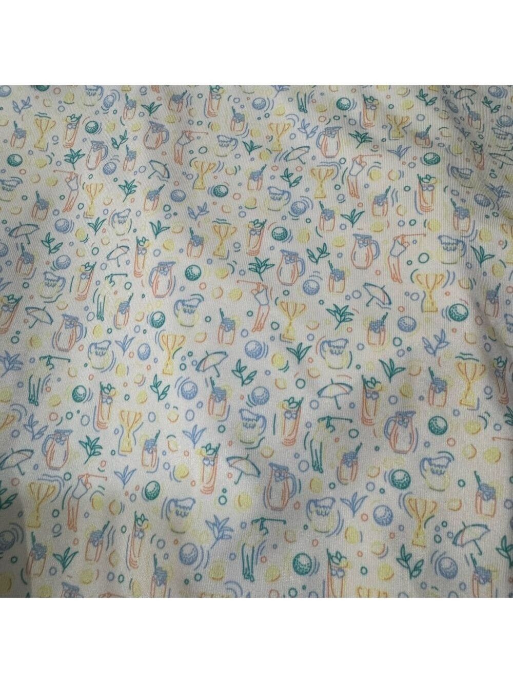 Peter Millar Golf Motif Print Summer Comfort Performance Polo/Golf Shirt XL - Picture 3 of 6